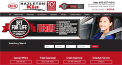 Desktop Screenshot of hazletonkia.com